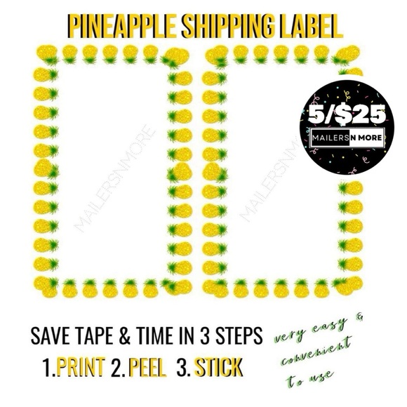 Shipping labels self adhesive, works for regular printer,postage not included - Picture 2 of 3
